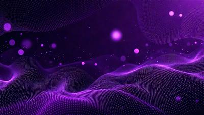 Purple, blue, and white colors dominate the image, creating a visually striking and calming atmosphere. The primary subject is a purple and blue patterned background, which is the setting for the scene. The visual style appears to be a combination of digital art and illustration, with a focus on the intricate patterns and colors. The overall mood of the image is serene and soothing, inviting the viewer to immerse themselves in the vibrant and captivating design.