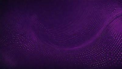 Purple background with a pattern of white dots.