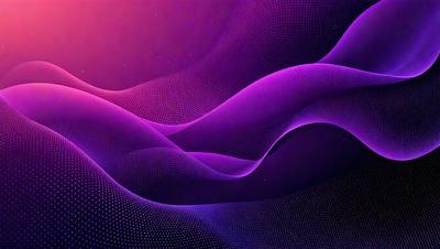 The primary subject of the image is a purple and pink swirl pattern. The setting is a purple background, and the visual style appears to be a digital art or illustration. The dominant colors in the image are purple and pink, creating a vibrant and lively atmosphere.