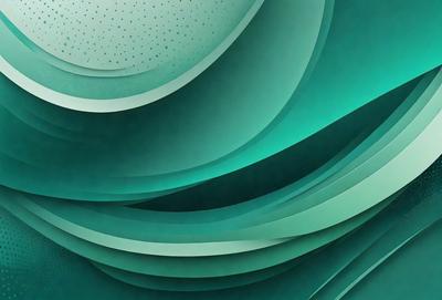 The primary subject of the image is a large, colorful, and intricate design that resembles a wave or a water-like pattern. The setting is a green background, which adds to the overall visual style. The design appears to be a digital art or illustration, with a vibrant and lively atmosphere.