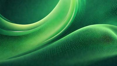 The primary subject of the image is a green and white patterned background. The setting is a green and white patterned background, which creates a visually appealing and unique environment. The visual style of the image is a combination of digital art and illustration, giving it a modern and creative appearance. The dominant colors in the image are green and white, which contribute to a calm and soothing atmosphere.