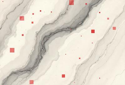 The primary subject of the image is a marble-like surface with a white and grey color scheme. The setting is a white and grey marble-like surface, which is the main object, scene, or focus of the image. The visual style is a combination of digital art and illustration, creating a unique and artistic representation of the marble-like surface. The colors and mood of the image are predominantly white and grey, giving it a clean and sophisticated appearance.