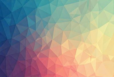 The primary subject of the image is a colorful, geometric pattern. The setting is a blue and pink background, which adds to the vibrant atmosphere of the scene. The visual style is a combination of digital art and illustration, creating a unique and eye-catching design. The dominant colors in the image are blue, pink, and various shades of these colors, which contribute to a lively and cheerful mood.