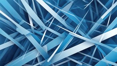 The primary subject of the image is a blue and white patterned background. The setting is a blue and white patterned background, which creates a visually appealing and cohesive environment. The visual style of the image is digital art, as it is a computer-generated design. The dominant colors in the image are blue and white, creating a calm and soothing atmosphere.