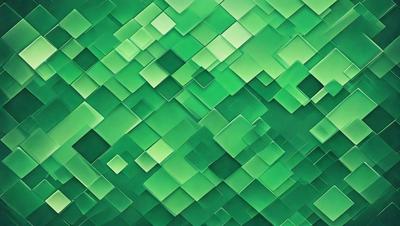 The primary subject of the image is a green and white patterned wallpaper. The setting is a room with a green and white wallpapered wall. The visual style is a digital art or illustration, as the pattern appears to be a digital creation. The dominant colors are green and white, creating a calm and soothing atmosphere.