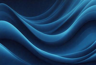 The primary subject of the image is a blue wave pattern, which is the main object, scene, or focus of the image. The setting or background features a blue surface, which adds to the overall atmosphere. The visual style of the image is a digital art or illustration, as it is a well-crafted and detailed representation of the blue wave pattern. The dominant colors in the image are blue, which creates a calm and serene mood.