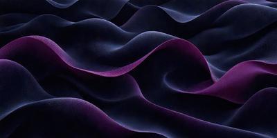The primary subject of the image is a purple, pink, and black patterned surface. The setting is a dark background, which contrasts with the vibrant colors of the pattern. The visual style appears to be a combination of digital art and illustration, creating a unique and eye-catching design. The colors and mood of the image are predominantly purple and pink, giving it a lively and energetic atmosphere.