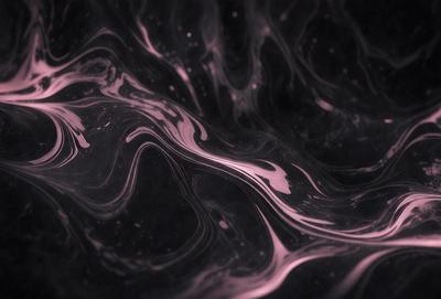 The primary subject of the image is a close-up of a pink and purple swirl pattern, which appears to be a digital art or illustration. The setting is a dark background, which contrasts with the vibrant colors of the swirl pattern. The visual style is a mix of artistic and digital elements, creating a unique and eye-catching image. The dominant colors are pink and purple, giving the image a warm and inviting atmosphere.