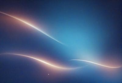 The primary subject of the image is a blue background with a yellow line or streak. The setting appears to be a night sky, with a star visible in the background. The visual style of the image is a combination of digital art and illustration, creating a unique and captivating scene. The colors and mood of the image are predominantly blue and yellow, with a sense of motion and dynamism.