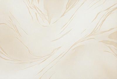 The primary subject of the image is a sheet of white paper with a pattern of wrinkles and folds. The setting is a white background, and the visual style appears to be a combination of a photo and a drawing. The colors and mood of the image are predominantly white, giving it a clean and minimalist appearance.