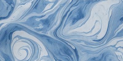 The primary subject of the image is a blue and white patterned surface, which appears to be a wall or a piece of artwork. The setting is indoors, with the patterned surface being the main focus of the image. The visual style is a combination of photo and digital art, creating a unique and intricate design. The dominant colors are blue and white, with the blue tones creating a calming and soothing atmosphere.