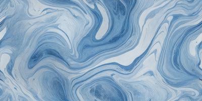 The primary subject of the image is a blue and white patterned surface, which appears to be a wall or a piece of artwork. The setting is a room with a blue and white color scheme. The visual style is a combination of a photo and digital art, creating a unique and intricate design. The dominant colors are blue and white, giving the scene a calm and soothing atmosphere.