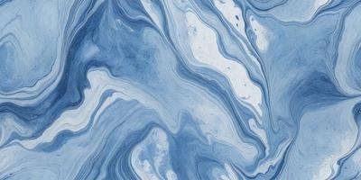 The primary subject of the image is a blue and white patterned surface, which appears to be a wall or a piece of artwork. The setting is indoors, with the patterned surface being the main focus of the image. The visual style is a combination of photo and digital art, creating a unique and intricate design. The dominant colors are blue and white, with the blue hue being more prominent in the pattern. The overall atmosphere of the image is calm and visually appealing.