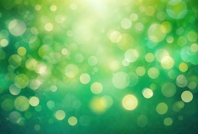The primary subject of the image is a bright green background with a pattern of yellow and green lights. The setting appears to be a bright and colorful environment, possibly a digital art or illustration. The visual style of the image is a combination of bright colors and a pattern of lights, creating a vibrant and lively atmosphere.