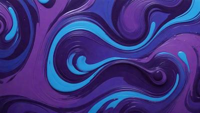 The primary subject of the image is a purple and blue swirl pattern, which is the main object, scene, or focus of the image. The setting or background features a purple and blue swirl pattern, which is the environment, backdrop, or surface visible in the image. The visual style of the image is digital art, as it is a digital representation of a swirl pattern. The dominant colors in the image are purple and blue, creating a vibrant and lively atmosphere.