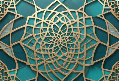 The primary subject of the image is a wooden design or pattern, which is the main focus of the image. The setting or background is a blue surface, which adds a contrasting color to the wooden design. The visual style of the image is a combination of a photo and digital art, as it appears to be a close-up of the wooden design, yet it also has a digital art-like quality to it. The colors and mood of the image are predominantly blue, with the wooden design adding a touch of warmth and