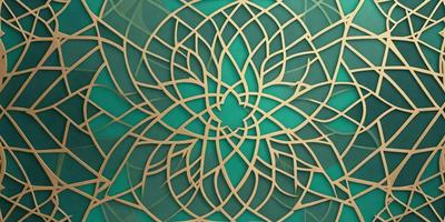The primary subject of the image is a decorative wooden design, possibly a wall hanging or a piece of art. The setting is a green background, which complements the wooden design. The visual style appears to be a combination of digital art and illustration, as the design features a combination of intricate patterns and a natural, organic feel. The dominant colors in the image are green and brown, creating a warm and inviting atmosphere.