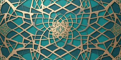 The primary subject of the image is a decorative piece featuring a flower design. The setting is a blue background, which adds a vibrant and calming atmosphere to the scene. The visual style appears to be a combination of digital art and illustration, creating a unique and intricate pattern. The colors used in the design are predominantly blue, which contributes to the overall mood of the piece.