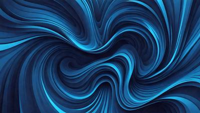 The primary subject of the image is a blue, swirling, and curling pattern. The setting is a blue background, which creates a visually striking contrast with the swirling pattern. The visual style is a digital art or illustration, as the swirling pattern appears to be a digital creation. The dominant colors are blue and purple, giving the image a calming and serene atmosphere.