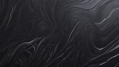 The primary subject of the image is a black and white photograph of a swirling pattern, possibly a painting or a drawing. The setting is a black background, which emphasizes the swirling pattern. The visual style is a mix of artistic and photographic elements, creating a unique and intriguing image. The colors and mood are predominantly black and white, with a sense of depth and complexity in the swirling pattern.