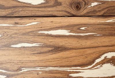 The primary subject of the image is a wooden floor with a unique and intricate design. The setting is a room with a wooden table, and the visual style appears to be a combination of a photo and a drawing. The colors and mood of the image are warm and inviting, with the wooden floor and table creating a cozy and natural atmosphere.