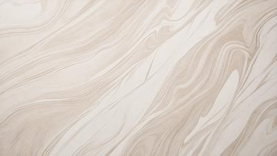 The primary subject of the image is a white marble wall with a patterned texture. The setting is a room with a white marble floor. The visual style is a close-up of the marble wall, showcasing its intricate design. The colors and mood of the image are predominantly white, giving it a clean and elegant appearance.