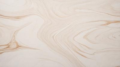The primary subject of the image is a white, textured surface with a pattern resembling a wave. The setting is a room with a wall that features this unique design. The visual style is a combination of a photo and a drawing, creating a distinctive and artistic appearance. The colors and mood of the image are predominantly white, with a touch of brown, giving it a clean and modern feel.