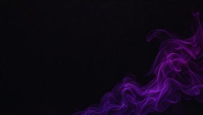 The primary subject of the image is a purple smoke or mist, which is the main focus of the scene. The setting is a dark background, which contrasts with the purple smoke. The visual style of the image is a digital art or illustration, as it appears to be a computer-generated or digitally created scene. The colors and mood of the image are predominantly purple, creating a somewhat mysterious and atmospheric ambiance.