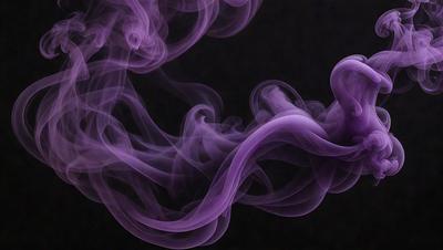 The primary subject of the image is a purple smoke or fog, which is the main object, scene, or focus of the image. The setting or background is a dark background, which contrasts with the purple smoke. The visual style of the image is a close-up of the purple smoke, giving it a more dramatic and artistic appearance. The colors and mood of the image are predominantly purple, creating a sense of mystery and intrigue.