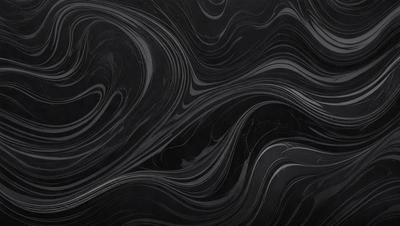 The primary subject of the image is a black and white photograph of a marble-like surface. The setting is a dark room, and the visual style is a close-up of the marble-like surface. The colors and mood of the image are predominantly dark and moody, with the black and white photograph adding to the dramatic atmosphere.