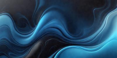 The primary subject of the image is a blue and white swirl pattern, which appears to be a digital art or illustration. The setting is a dark background, which contrasts with the swirl pattern. The visual style is modern and artistic, with the swirl pattern being the main focus of the image. The colors and mood are predominantly blue and white, creating a sense of calmness and tranquility.
