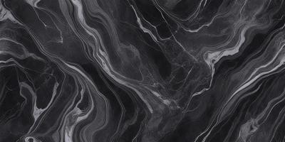 The primary subject of the image is a black and white marble pattern. The setting is a black background, which contrasts with the marble pattern. The visual style is a close-up of the marble pattern, showcasing its intricate details. The colors and mood of the image are predominantly dark, with the marble pattern providing a sense of depth and texture.
