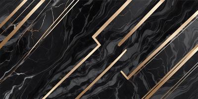The primary subject of the image is a marble countertop with a gold pattern. The setting is a kitchen, and the visual style is a combination of photo and digital art. The countertop has a black and gold color scheme, giving it a luxurious and elegant appearance.