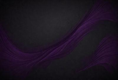 Purple swirls on a black background.