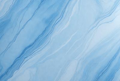 The primary subject of the image is a blue and white swirling pattern, which appears to be a painting or a digital artwork. The setting is a blue background, which complements the swirling pattern. The visual style is a combination of painting and digital art, creating a unique and eye-catching design. The colors and mood of the image are predominantly blue and white, giving it a calm and soothing atmosphere.
