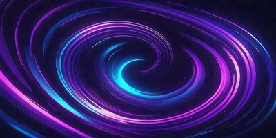 The primary subject of the image is a spiral pattern, which is a digital art or illustration. The spiral pattern is set against a purple background, creating a visually striking and vibrant scene. The colors and mood of the image are predominantly purple, giving it a unique and artistic appearance.