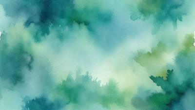 The primary subject of the image is a tree, which is the main object in the scene. The setting is a forest, with the tree surrounded by other trees. The visual style is a painting, which gives the image a more artistic and creative appearance. The dominant colors in the image are green, which is the color of the tree and the forest, and blue, which is present in the sky and the water. The overall atmosphere of the image is serene and peaceful, as it captures the beauty of nature.