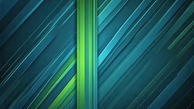 The primary subject of the image is a green and blue striped pattern. The setting is a wall with a green and blue striped pattern. The visual style is a digital art or illustration. The dominant colors are green and blue, creating a calm and soothing atmosphere.