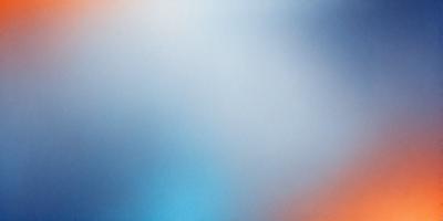 The primary subject of the image is a blue background with a white and orange gradient. The setting is a large, open space with a blue sky. The visual style is a combination of digital art and illustration, creating a unique and artistic appearance. The colors and mood of the image are predominantly blue and orange, with a sense of depth and contrast.