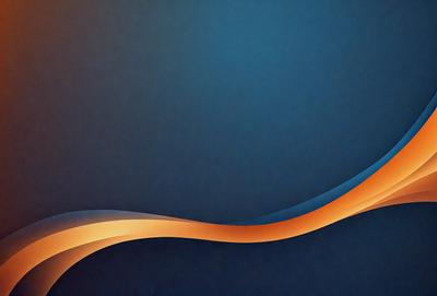 The primary subject of the image is a blue background with a swirling pattern. The setting is a wall, and the visual style is a digital art or illustration. The dominant colors are blue and orange, creating a vibrant and energetic atmosphere.