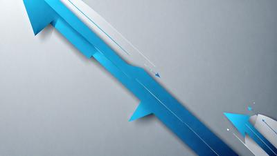 The primary subject of the image is a blue arrow pointing upwards. The arrow is the main focus of the image, and it is displayed on a white background. The visual style of the image is digital art, as it appears to be a digital illustration or drawing. The colors and mood of the image are predominantly blue, giving it a calm and soothing atmosphere.