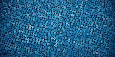 The primary subject of the image is a blue background with a pattern of blue circles. The setting is a blue sky, and the visual style is a digital art or illustration. The dominant colors are blue, and the overall atmosphere is calm and serene.