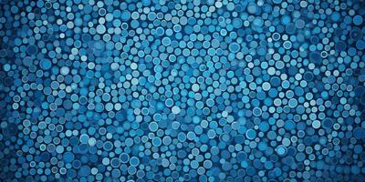 The primary subject of the image is a blue background with a pattern of blue circles. The setting is a blue sky, and the visual style is a digital art or illustration. The dominant colors are blue, and the overall atmosphere is calm and serene.