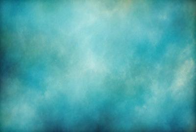 The primary subject of the image is a large, blue, cloudy sky. The setting is a vast, open space with no visible landmarks or objects. The visual style is a painting or drawing, with a focus on the cloudy sky and its vibrant blue hue. The colors and mood of the image are serene and calming, with the blue sky creating a sense of tranquility and openness.