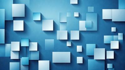 The primary subject of the image is a blue wall with a pattern of blue squares. The setting is a room with a blue background. The visual style is digital art, as the image is a close-up of the blue wall with a pattern of blue squares. The colors and mood of the image are predominantly blue, creating a calm and serene atmosphere.