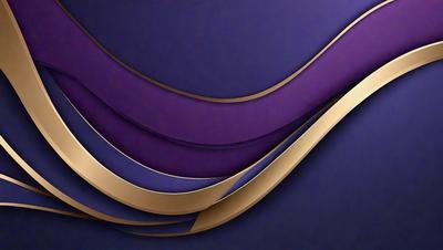 The primary subject of the image is a purple and gold striped design. The setting is a dark blue background, which contrasts with the vibrant colors of the striped design. The visual style appears to be a combination of digital art and illustration, creating a unique and eye-catching pattern. The colors and mood of the image are bold and striking, with the purple and gold hues evoking a sense of luxury and sophistication.