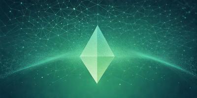 The primary subject of the image is a green triangle, which is the main object, scene, or focus of the image. The setting or background of the image is a green and white background, which adds to the overall atmosphere. The visual style of the image is digital art, as it is a digital illustration of a green triangle. The colors and mood of the image are predominantly green and white, creating a calm and serene atmosphere.