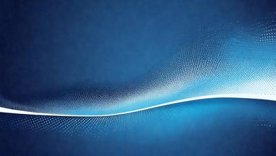 The primary subject of the image is a blue background with a white, blue, and purple pattern. The setting is a blue sky, and the visual style is a digital art or illustration. The colors and mood of the image are predominantly blue and purple, creating a calm and serene atmosphere.