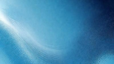 The primary subject of the image is a blue, swirling, and patterned surface. The setting is a blue sky, and the visual style appears to be a combination of a photo and a digital art or illustration. The colors and mood of the image are predominantly blue, creating a calm and serene atmosphere.