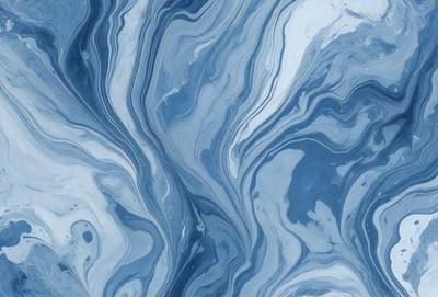 The primary subject of the image is a blue and white patterned tile. The setting is a bathroom, as the tiles are placed on the wall. The visual style is a close-up of the tiles, showcasing their intricate design. The dominant colors are blue and white, creating a calm and soothing atmosphere.